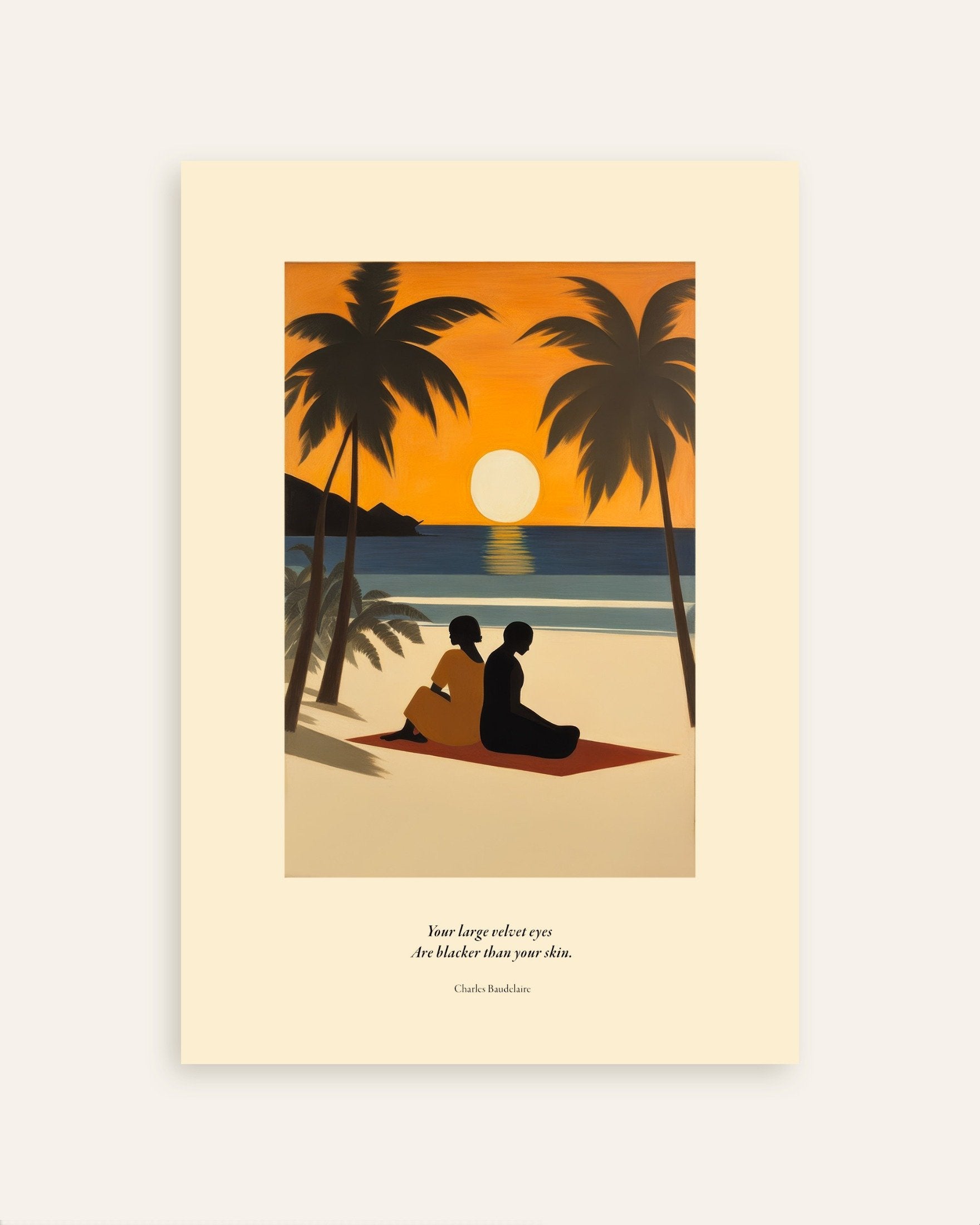 Poster of Velvet eyes, Baudelaire, thumbnail