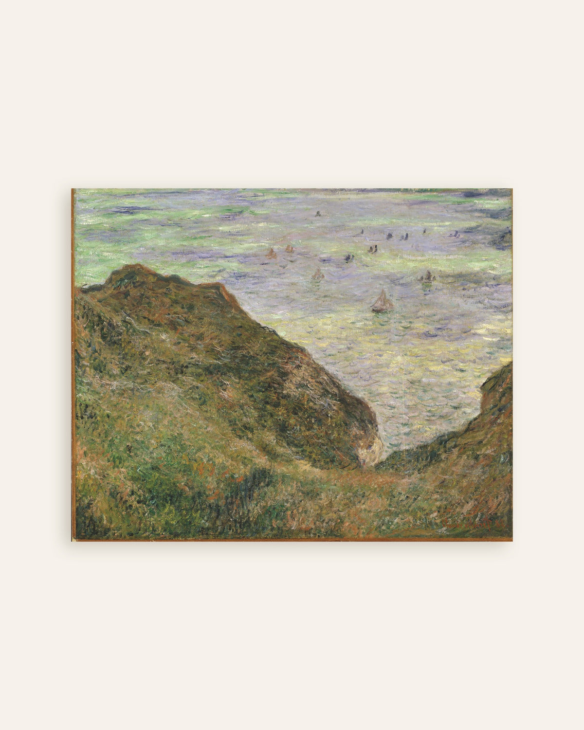 Poster Blick auf das Meer (1882) von Claude Monet, Vorschaubild