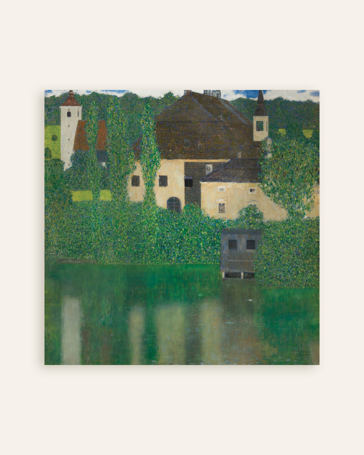 Poster di Castello sull’acqua (1908–1909) di Gustav Klimt, miniatura