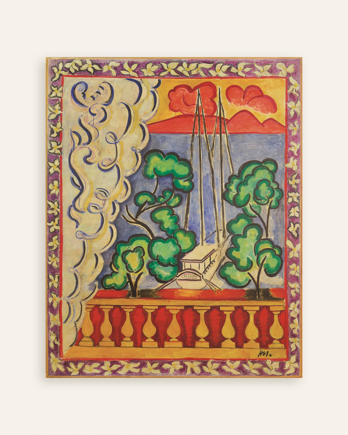 Fenster in Tahiti (1935) von Henri Matisse, Poster, Miniaturansicht