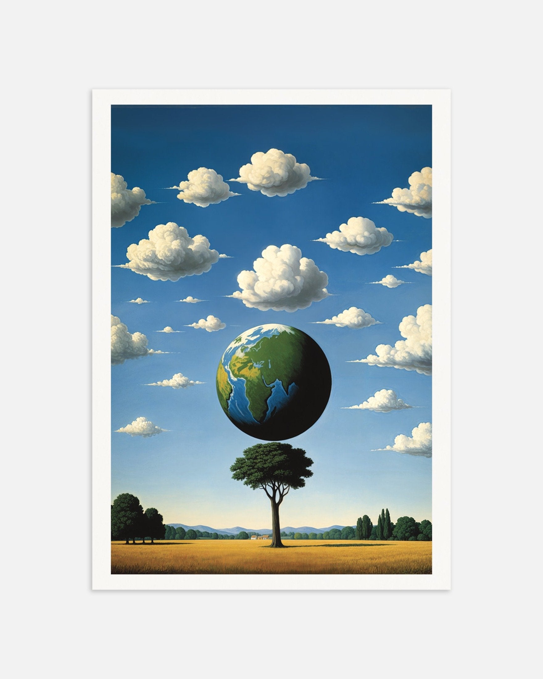 Poster of World tree – surreal Belgian poster, thumbnail