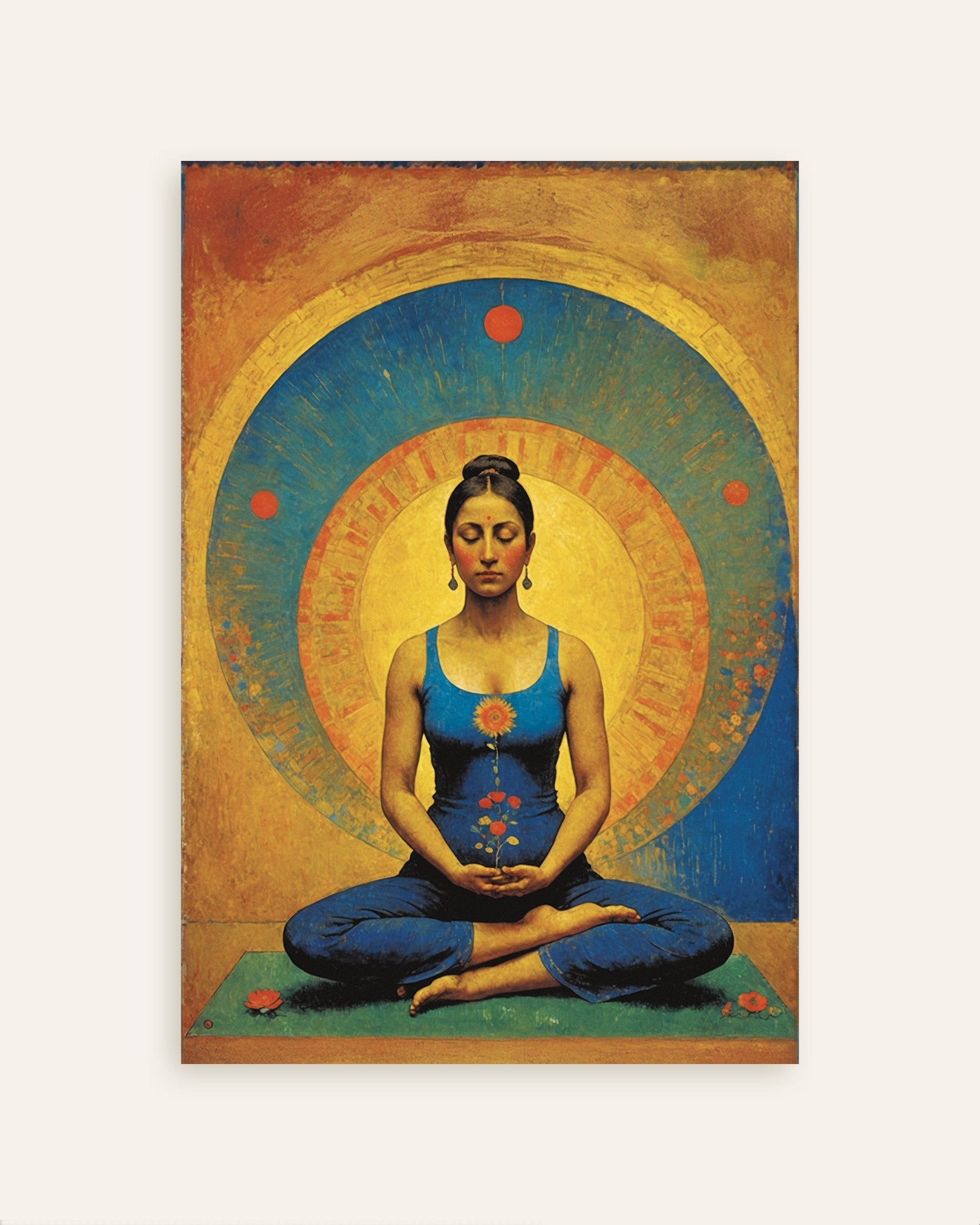 Poster of Zen Meditation Poster – Inner Balance Wall Art, thumbnail